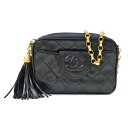 シャネル Chanel チェーンショルダーバッグ フリンジ【中古】