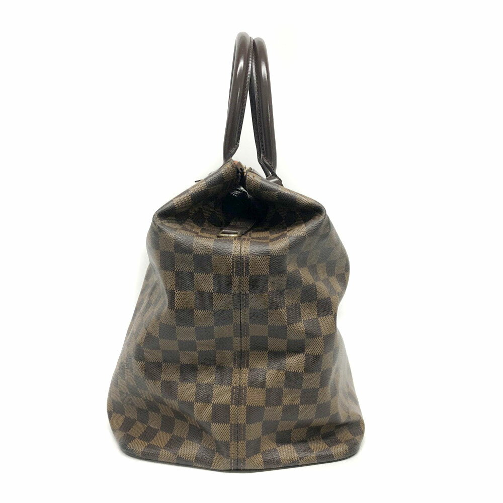 LOUIS VUITTON 【 ルイヴィトン 】 N41165 グリニッジPM イニシャル入り レディース メンズ ブランド バッグ ボストンバッグ ブラウン系 ダミエ・エベヌ 旅行 宿泊 リゾート ファスナー 大容量 収納 【中古】 USED-6 質屋 かんてい局細畑店 h2201542