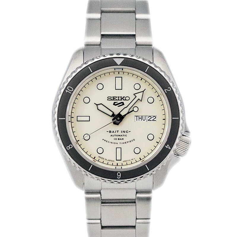 セイコー Seiko SBSA145 4R36-11B0 セイコー5スポーツ BAITコラボレーションモデル アイボリー 【中古】