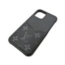 ルイ ヴィトン Louis Vuitton M80330 iPhoneバンパー 12/12Pro ブラック【中古】