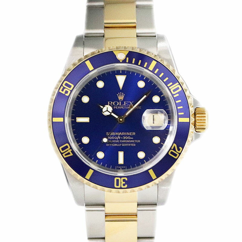 ロレックス Rolex 16613 サブマリーナーデイト ブルー 自動巻き オートマチック ダ...