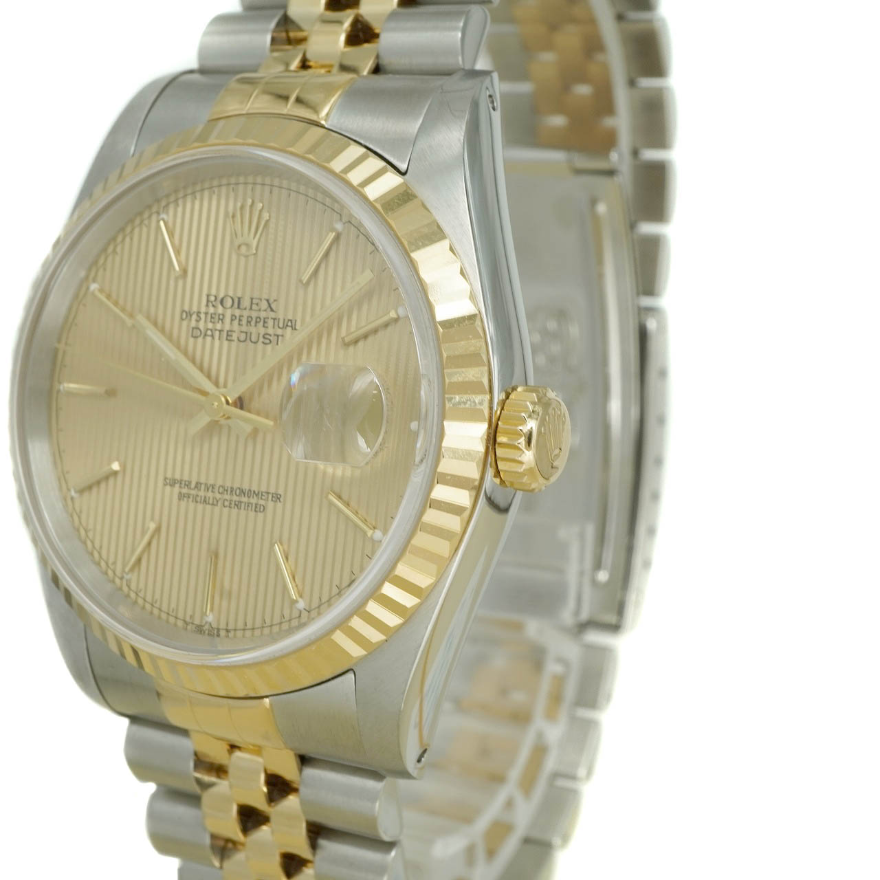 ロレックス Rolex 16233 デイトジャスト シャンパンゴールド タペストリー【中古】