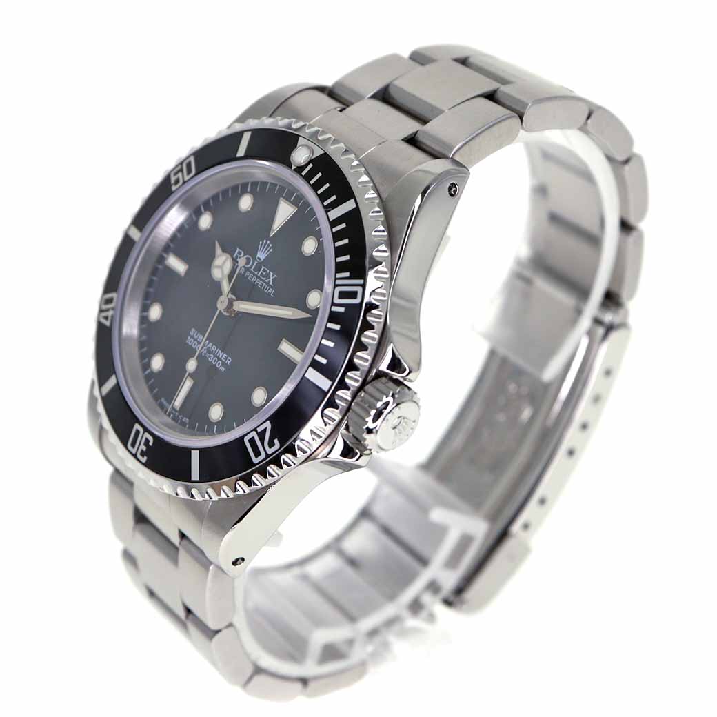 ロレックス Rolex 14060 サブマリーナー ノンデイト メンズ 自動巻き腕時計 ブラック T番【中古】