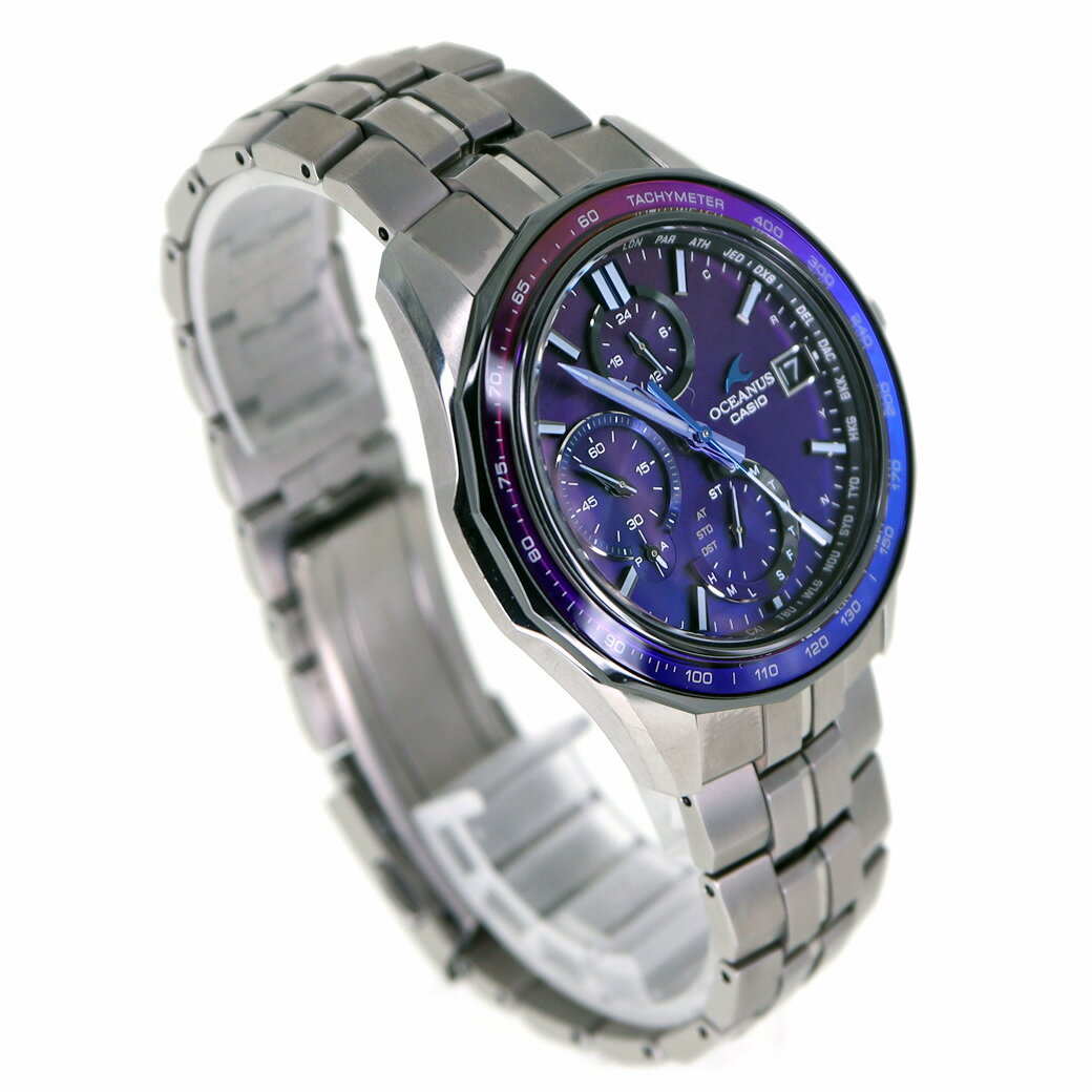 カシオ Casio OCW-S7000C-2AJF オシアナス マンタ メンズ 電波ソーラー 腕時計 グラデーション文字盤【中古】