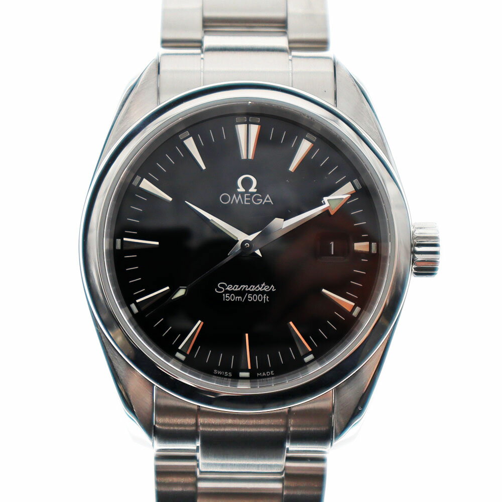 オメガ Omega 2518.50 シーマスターアクアテラ ブラック 【中古】