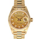 ロレックス Rolex 69178 デイトジャスト ゴールド レディース 腕時計 K18YG イエローゴールド 自動巻き レディース 【中古】