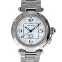 カルティエ Cartier W31055M7 パシャC ビッグデイト ホワイト 【中古】
