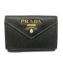 プラダ Prada 1MH021 3つ折り財布 レザー 