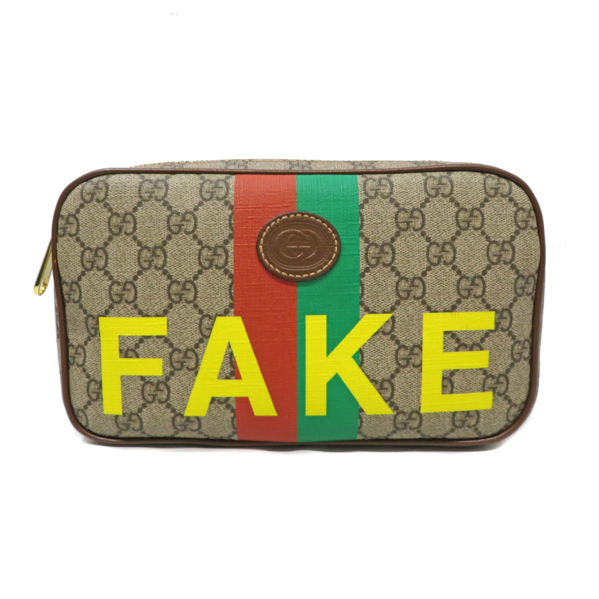 グッチ Gucci 602695 ボディバッグ FAKE NOT 【中古】