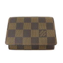 ルイヴィトン Louis Vuitton N62920 アンヴェロップ・カルトドゥヴィジット ダミエ【中古】