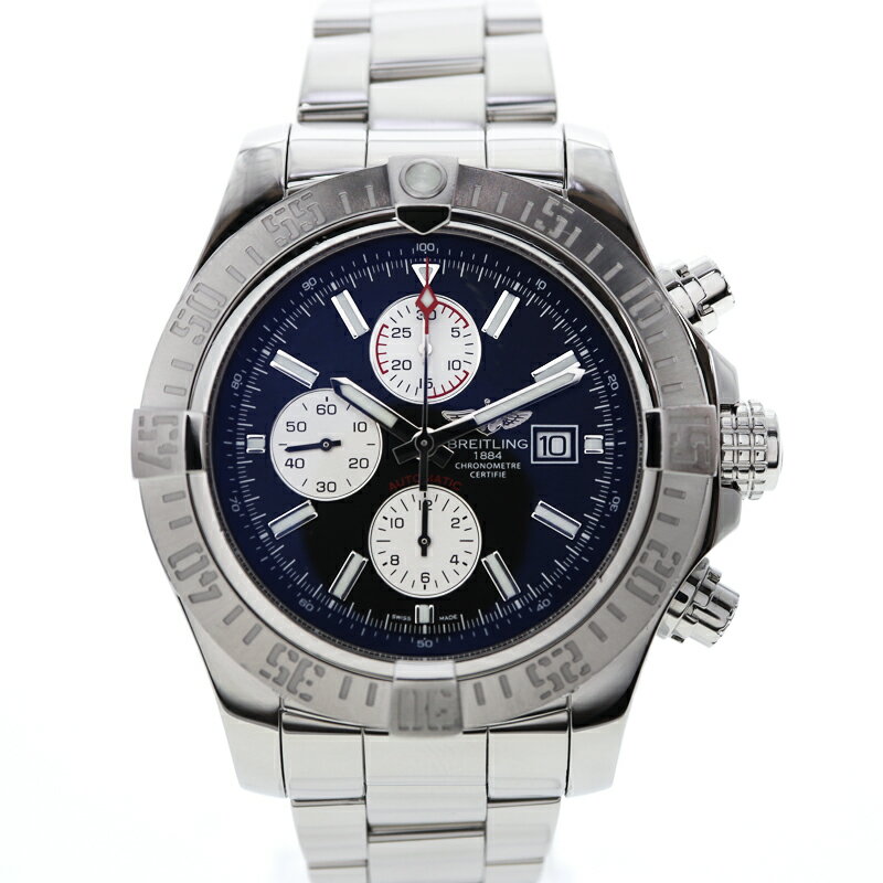 ブライトリング Breitling A1337111/BC29 (A13371) スーパーアベンジャー2 メンズ オートマチック 腕時計 ブラック【中古】