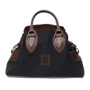 フェンディ Fendi 8BN157 エトニコ ズッカ柄 ハンドバッグ【中古】