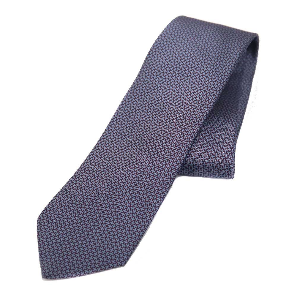 エルメス Hermes ネクタイ ネイビー系【中古】