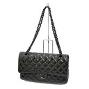 シャネル Chanel A01112 チェーンショルダーバッグ シャイニー ショルダーバッグ ブラック レザー レディース マトラッセ【中古】(4)