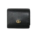 グッチ Gucci 598587 二つ折り財布 ブラック 【中古】