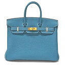 エルメス Hermes バーキン25 トゴ ニューブルージーン【中古】