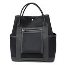 エルメス Hermes ガーデンパーティポケット バーティカル ブラック【中古】