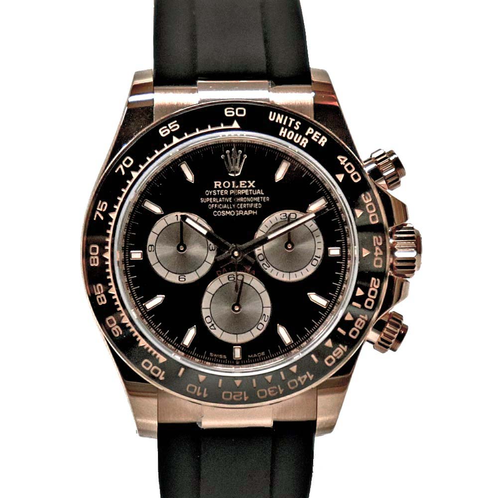 ロレックス Rolex 126515LN コスモグラフデイトナ K18PG ブラック エバーローズゴールド 腕時計【中古】