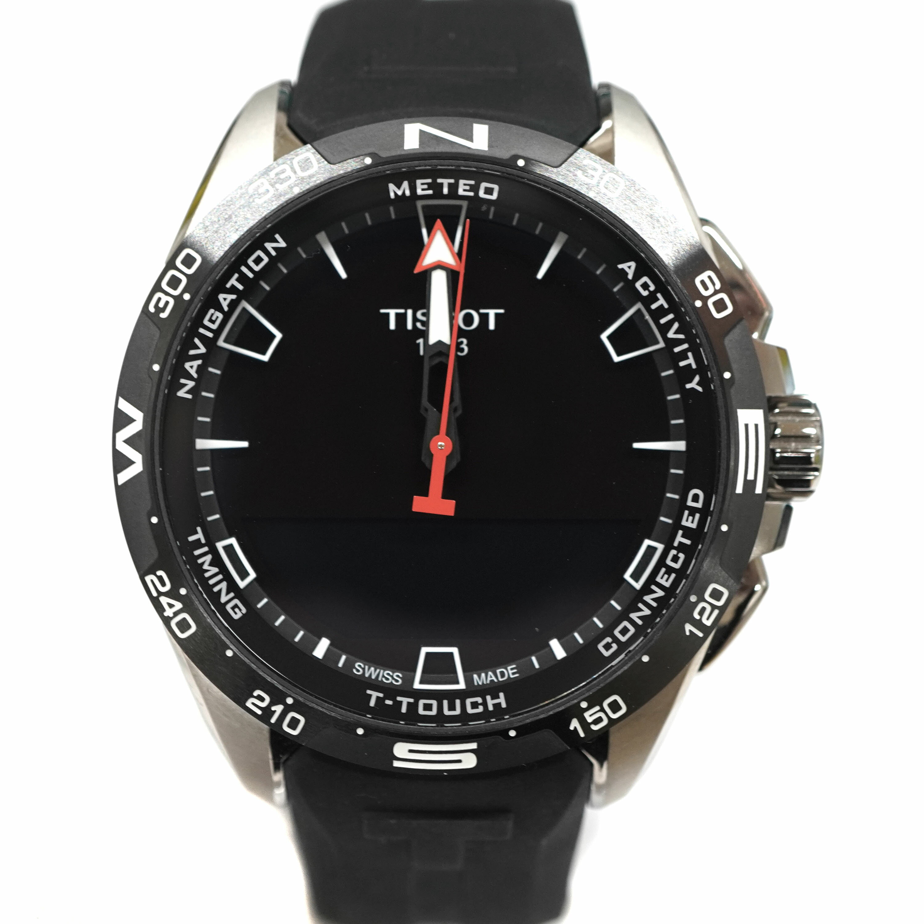 ティソ Tissot T121420 T-Touct T-タッチ コネクトソーラー ブラック ラバー メンズ腕時計