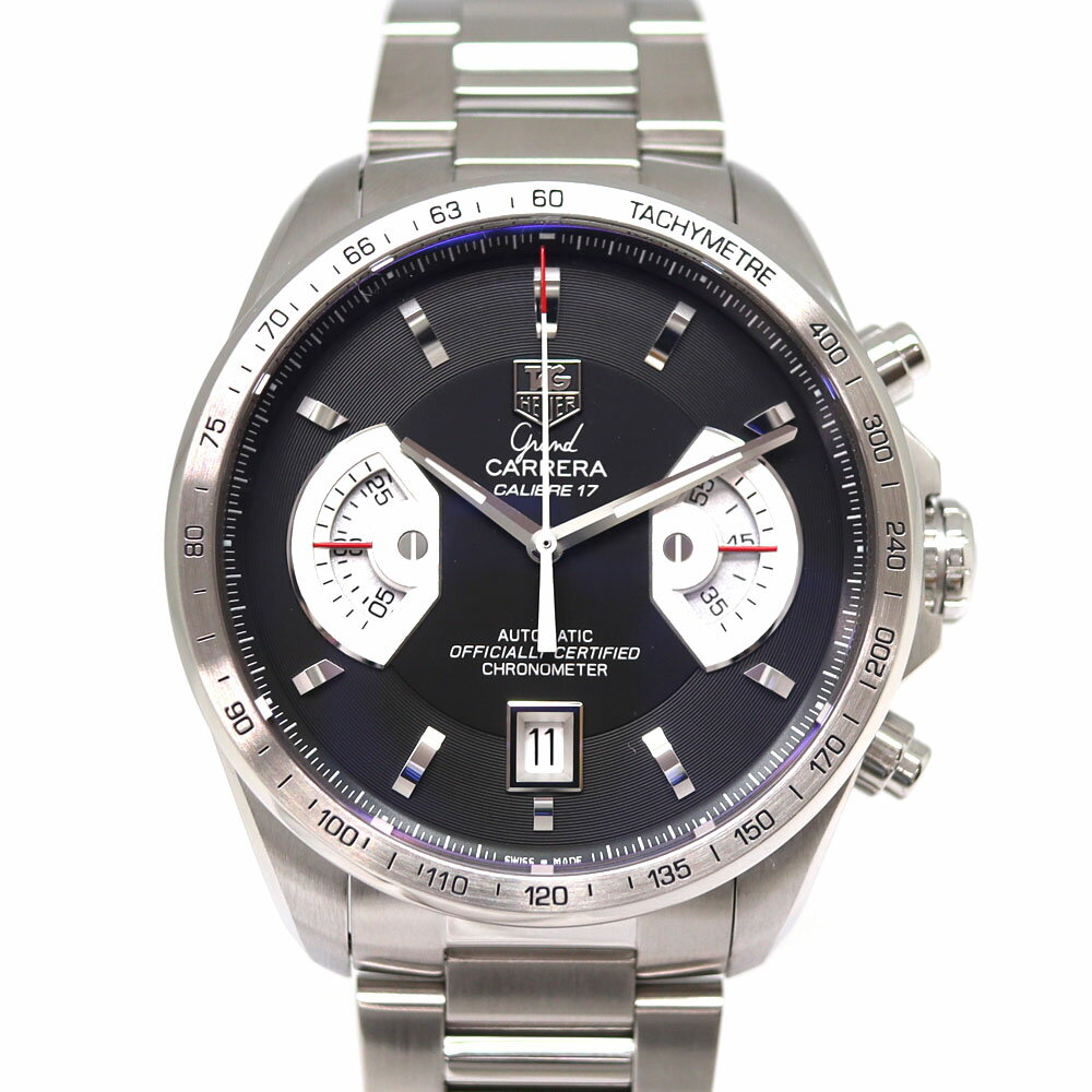 タグホイヤー Tag Heuer CAV511A.BA0902 グランドカレラ ブラック文字盤 キャ ...