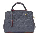 ルイヴィトン Louis vuitton M42747 モンテーニュBB ハンドバッグ ネイビー【中古】