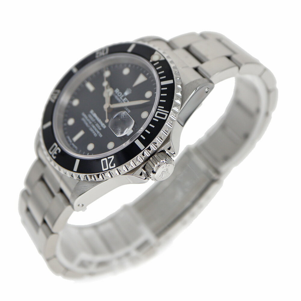 ロレックス Rolex 16610 サブマリーナーデイト ブラック 自動巻き 腕時計 メンズ 【中古】