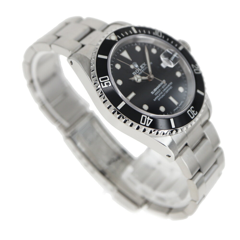 ロレックス Rolex 16610 サブマリーナーデイト ブラック 自動巻き 腕時計 メンズ 【中古】