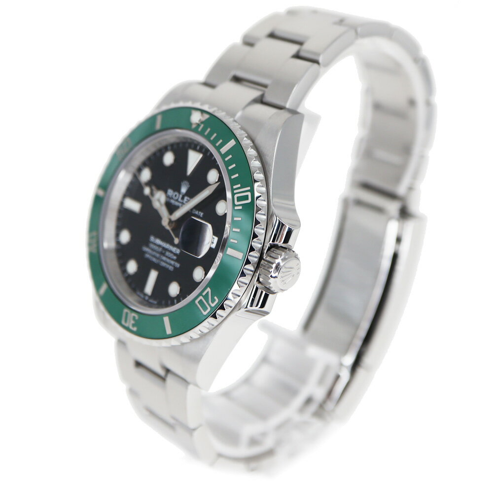 ロレックス Rolex 126610LV サブマリーナーデイト メンズ 自動巻き 腕時計 グリーン ブラック ランダム 【中古】