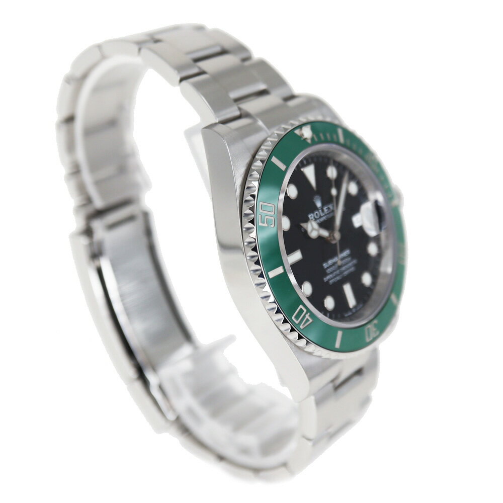 ロレックス Rolex 126610LV サブマリーナーデイト メンズ 自動巻き 腕時計 グリーン ブラック ランダム 【中古】
