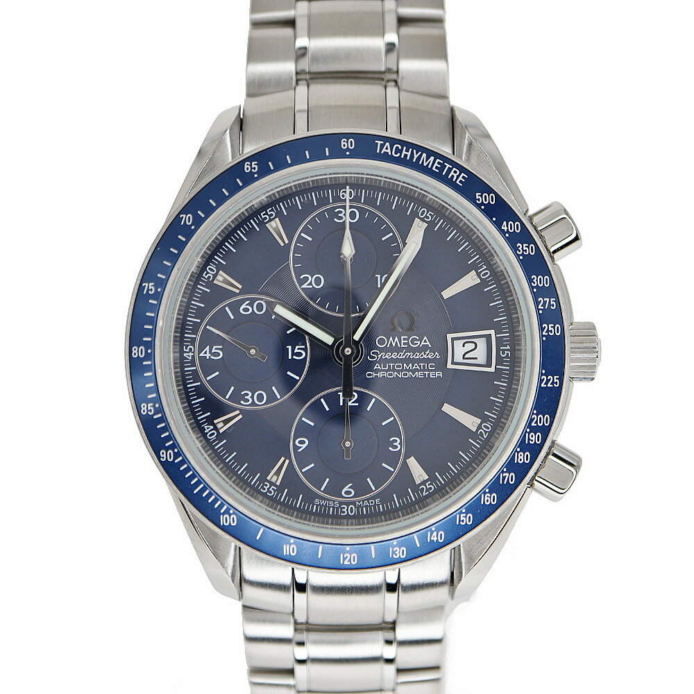オメガ Omega 3212.80 スピードマスターデイト メンズ 自動巻き 腕時計 ブルー 【中古 ...