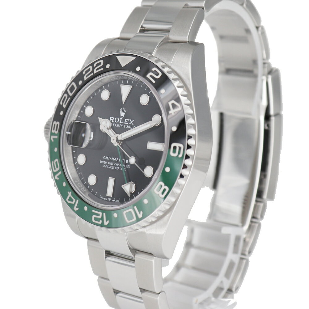 ロレックス Rolex 126720VTNR GMTマスター2 ブラック グリーン 黒緑 スポーツ レフティ 【中古】