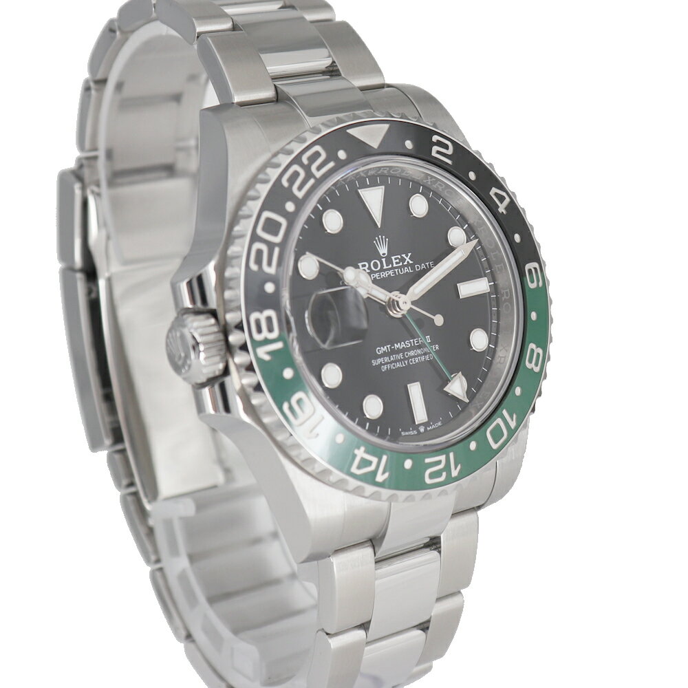 ロレックス Rolex 126720VTNR GMTマスター2 ブラック グリーン 黒緑 スポーツ レフティ 【中古】