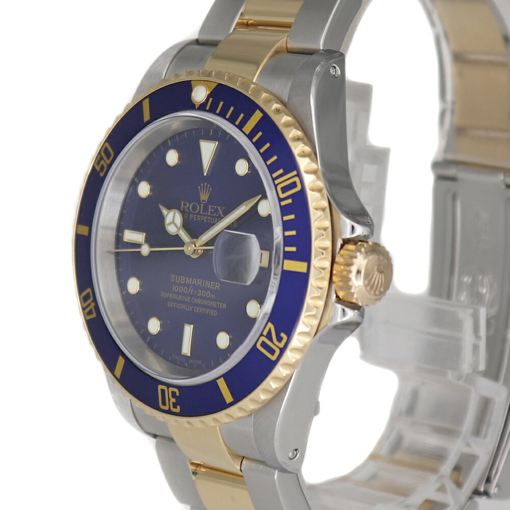 ロレックス Rolex 16613LB サブマリーナーデイト ブルー Y番 【中古】