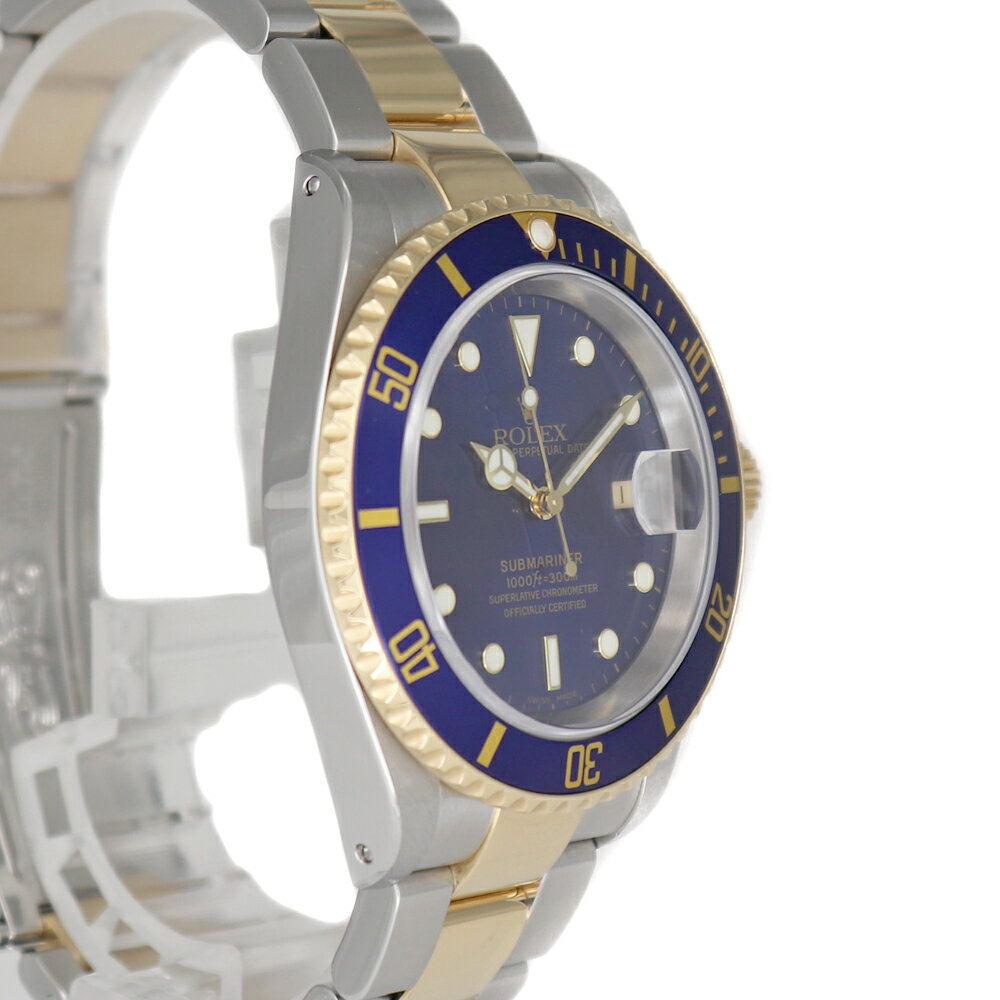 ロレックス Rolex 16613LB サブマリーナーデイト ブルー Y番 【中古】