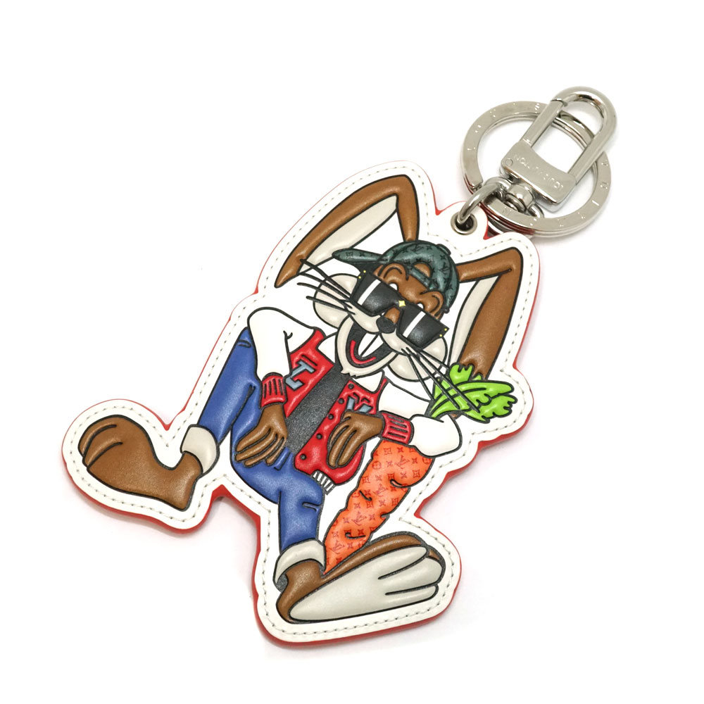 ルイヴィトン Louisvuitton M00963 キーホルダー・LVラビット バックチャーム 小物 ラビット 兎【中古】のサムネイル