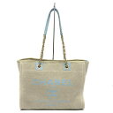 シャネル Chanel AS3257 ドーヴィル スモールショッピングバッグ【中古】