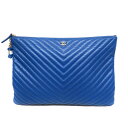 シャネル Chanel A82552 クラッチバッグ Vステッチ 【中古】