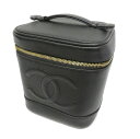 シャネル Chanel A01998 バニティバッグ キャビアスキン 【中古】
