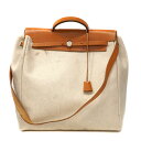 エルメス Hermes エールバッグMM 2WAY バッグ ベージュ 【中古】(4)