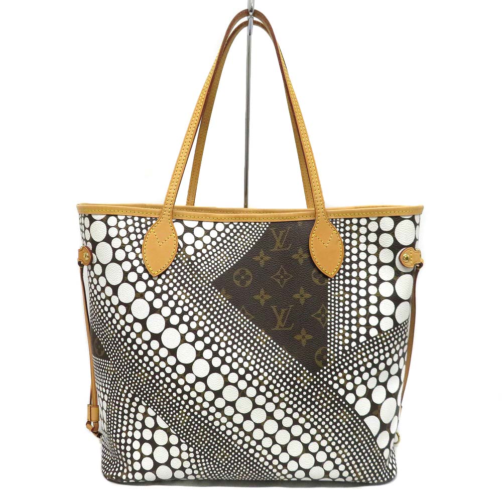 ルイヴィトン Louis Vuitton M40684ネヴァーフルMM モノグラム パンプキンドット トートバッグ 草間彌生コラボ 【中古】のサムネイル