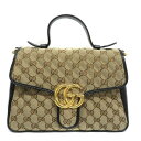 グッチ Gucci 498110 2WAYバッグ GGマーモント 【中古】