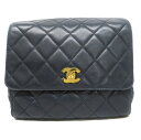 シャネル Chanel バックパック ネイビーカラー 【中古】