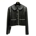 シャネル Chanel P70717 C00318 レザージャケット 【中古】