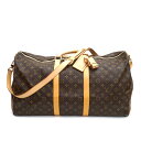 ルイヴィトン Louisvuitton M41414 キーポルバンドリエール55 ボストンバッグ ハンドバッグ モノグラム ブラウン ユニセックス 旅行バッグ ...