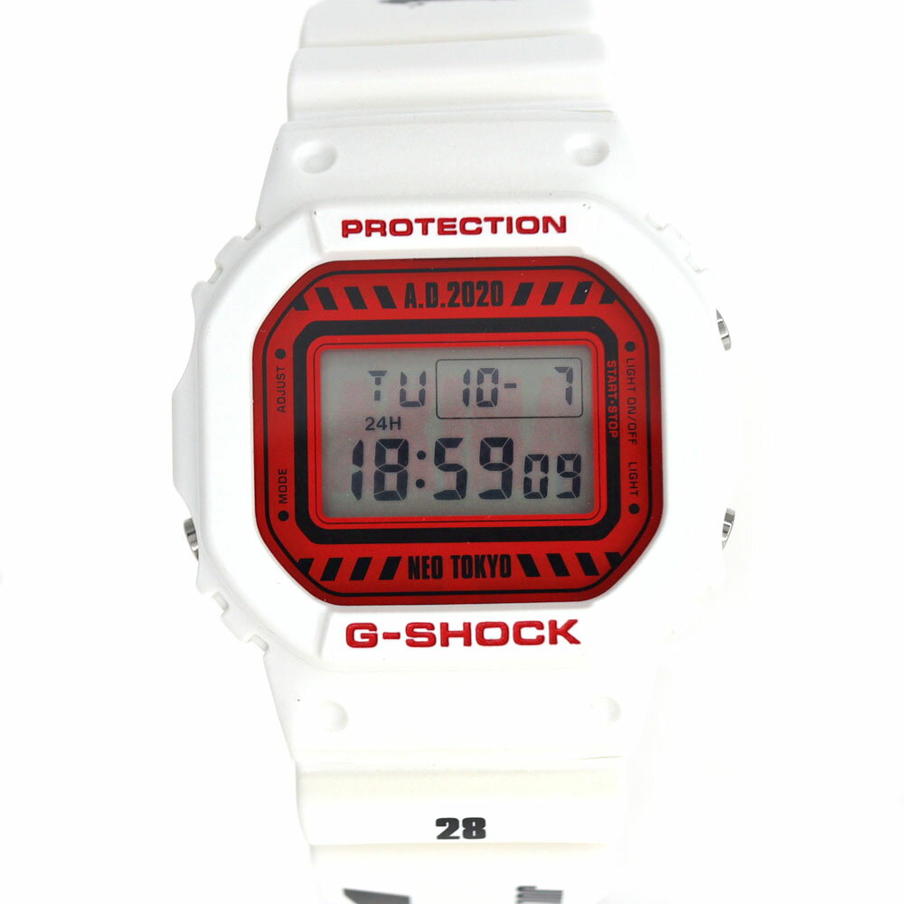 カシオ Casio DW-5600VT G-SHOCK AKIRAコラボ ホワイト クォーツ 【中古】