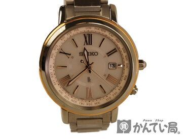 【SEIKO】セイコー LUKIA ルキア 1B25-0AV0 レディースウォッチ ソーラー電波 チタン【中古】F69-0436 USED-A かんてい局本社