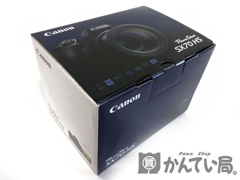 Canon【キャノン】Power Shot パワーショット　デジタルカメラ 4K SX70 HS ブラック 未使用品【中古】F69-1072 かんてい局本社