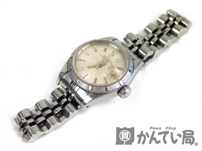 【ROLEX】ロレックス 69190 オイスターパーペチュアルデイト 自動巻き SS シルバー ジャンク品 デイト不良【中古】F68-4907 かんてい局本社