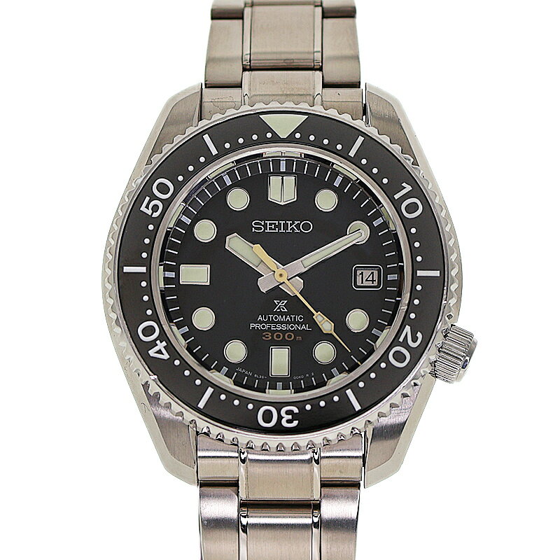 セイコー Seiko SBDX023(8L35-00R0) プロスペックス マリーンマスター プロフェッショナル メンズ 自動巻き 腕時計 ブラック【中古】