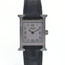 エルメス Hermes HH1.131 Hウォッチ ミニ ダイヤモンド シェル 【中古】